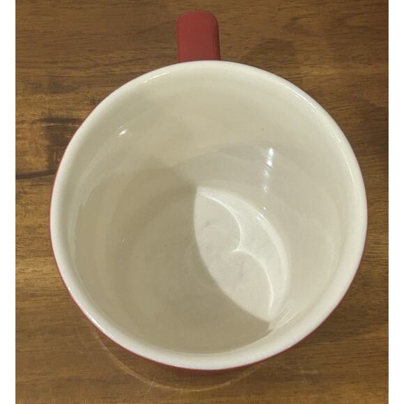 Starbucks 2009 New Bone China Red 14 oz Mug - Picture 5 of 6